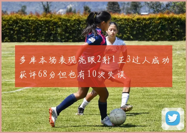 多库本场表现亮眼2射1正3过人成功获评68分但也有10次失误